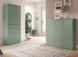 Kommode Assino in Gr�n 105 x 111 cm