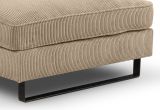 Sofa Valero in beige Cord Ecksofa 4-Sitzer 276 x 183 cm