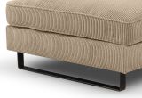 Sofa Valero in beige Cord Ecksofa 4-Sitzer 276 x 183 cm