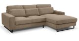 Sofa Valero in braun-beige Cord Ecksofa 4-Sitzer 276 x 183 cm