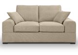 Sofa Novana in beige Strukturstoff 2-Sitzer 182 cm