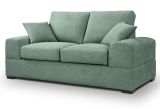 Sofa Novana in petrol Strukturstoff 2-Sitzer 182 cm