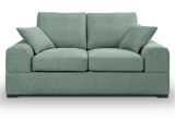 Sofa Novana in petrol Strukturstoff 2-Sitzer 182 cm