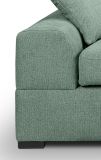 Sofa Novana in petrol Strukturstoff 3-Sitzer 221 cm
