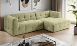 Sofa Astaro in gr�n Webstoff Ecksofa 5-Sitzer 292 x 161 cm