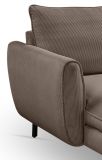 Sofa Palma in braun-beige Cord Ecksofa U-Form 202 x 361 cm