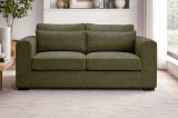 Sofa Canedo in khaki Cord Couch 2,5-Sitzer 200 cm