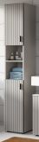Badezimmer Hochschrank Livia in Kaschmir Badschrank 30 x 192 cm