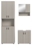 Badm�bel Set 3-teilig Livia in Kaschmir Badkombination 135 x 192 cm