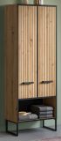 Badezimmer Hochschrank Scana in Artisan Eiche Badschrank 59 x 159 cm, Soft-Close