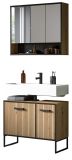 Badm�bel Set 2-teilig Scana in Artisan Eiche Badkombination 80 x 192 cm, Soft-Close