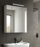 Badezimmer Spiegelschrank Talerno in Wei� 3-t�rig, Badschrank 60 x 70 cm