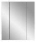 Badezimmer Spiegelschrank Talerno in Wei� 3-t�rig, Badschrank 60 x 70 cm