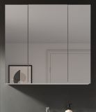 Badezimmer Spiegelschrank Talerno in Wei�, 3-t�rig 82 x 77