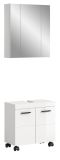 Badm�bel Set 2-teilig Talerno in Wei� Hochglanz Badkombination 60 x 191 cm