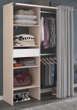 Parisot Kinder und Jugend Schlafzimmer Set Most Akazie und wei� mit Stauraumbett (140 x 200) und Kleiderschrank
