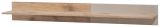 Wandboard Cathlyn in Viking Eiche und Kaschmir Wandregal mit gefr�sten Rillen 160 cm