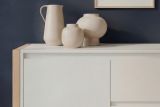 Sideboard Malta in Wei� mit Artisan Eiche 160 x 88 cm