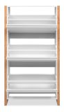 Schuhkipper Malta in Wei� mit Artisan Eiche 70 x 125 cm
