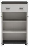 Garderobe Set Vektor in Kaschmir und schwarz Garderobenkombination 6-teilig mit Streifenmuster 210 x 203 cm