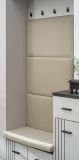 Garderobe Set Vektor in Kaschmir und schwarz Garderobenkombination 3-teilig mit Streifenmuster 90 x 203 cm