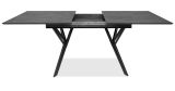 Esstisch Como in dunkel Grau Steinoptik Tisch ausziehbar 160 / 200 x 90 cm