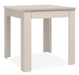 Esstisch Bergen in Samt K�chentisch mit Schubkasten 80 x 80 cm