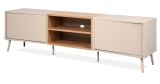 TV-Lowboard Sena in Kaschmir und Artisan Eiche 175 cm, mit Push-to-Open