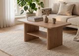 Couchtisch Luzern in Hickory Walnuss 90 x 56 cm
