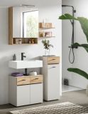 Badm�bel Set Matteo in Kaschmir und Evoke Eiche Badkombination 107 x 191 cm