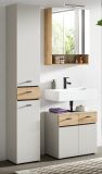 Badm�bel Set Matteo in Kaschmir und Evoke Eiche Badkombination 107 x 191 cm