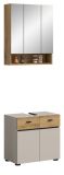 Badm�bel Set Matteo in Kaschmir und Evoke Eiche Badkombination 60 x 191 cm