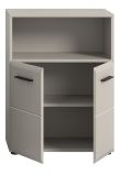 Badezimmer Kommode Cover in Kaschmir / Sand Badschrank 2-t�rig 60 x 80 cm