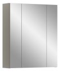 Badezimmer Spiegelschrank Cover in Kaschmir / Sand, Badschrank 3-t�rig 60 x 70 cm