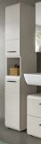 Badezimmer Hochschrank Cover in Kaschmir / Sand, 2-t�riger Badschrank 30 x 185 cm
