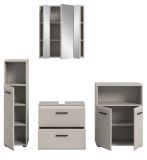 Badm�bel Set 4-teilig Cover in Kaschmir / Sand Badkombination 180 x 185 cm