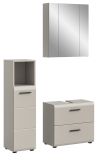 Badm�bel Set 3-teilig Cover in Kaschmir / Sand, Badkombination 105 x 185 cm