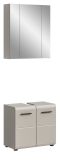 Badm�bel Set 2-teilig Cover in Kaschmir / Sand, Badkombination 60 x 185 cm