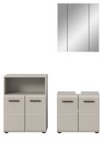 Badm�bel Set 3-teilig Cover in Kaschmir / Sand, Badkombination 135 x 185 cm