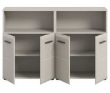 Badezimmer Kommode Set Cover in Kaschmir / Sand, 2x Badkommode 120 x 80 cm