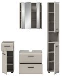 Badm�bel Set 4-teilig Cover in Kaschmir Badkombination 150 x 185 cm