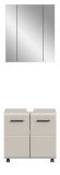 Badm�bel Set 2-teilig Cover in Kaschmir Badkombination auf Rollen 60 x 185 cm