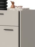 Garderobe Set 4-teilig Nevia in Kaschmir 165 x 190 cm, Soft-Close