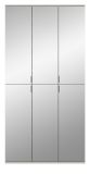 Garderobenschrank mit Spiegel Line-Up in Kaschmir, Schuhschrank 91 x 193 cm