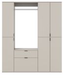 Garderobe Set Line-Up in Kaschmir, Garderobenschrank 152 x 193 cm