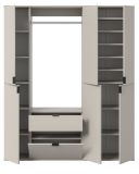Garderobe Set Line-Up in Kaschmir, Garderobenschrank 152 x 193 cm