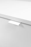 Vitrine Runa in wei� matt Vitrinenschrank skandinavisch 92 x 191 cm