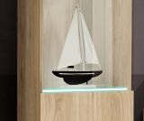 Wohnwand Option in Jackson Eiche Schrankwand 5-teilig h�ngend inkl. LED und Push-To-Open, 260 x 170 cm