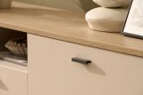 Sideboard Ingar in Kaschmir und Eiche,  Kommode 205 x 95 cm mit Soft-Close