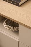Wohnwand Ingar in Kaschmir und Eiche Wohnkombination 320 cm, mit Soft-Close